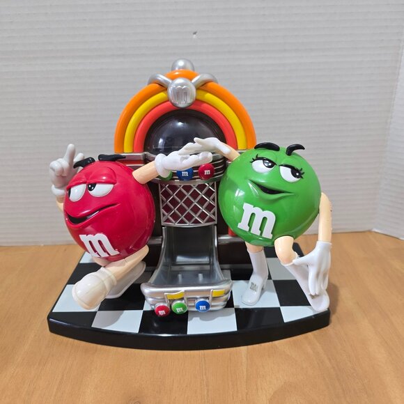Vintage M&M's Rock 'N Roll Cafe Jukebox Candy Dispenser - Picture 1 of 7